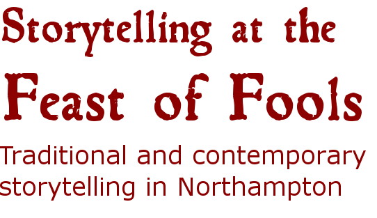 storytelling at the feast of fools logo